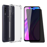 Kit Capa Anti Impacto Para Galaxy A70 + Pelicula Privacidade