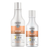 Kit Inoar Shampoo 500ml+cond 250ml Argan Cacho Perfeito