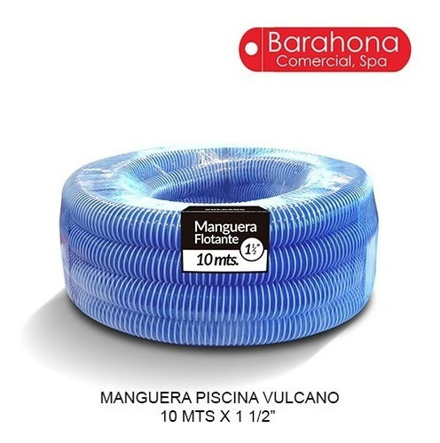 Manguera Piscina Vulcano 10mts X 1 1/2