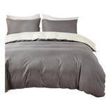 Duvet Bic Gris Oscuro-crema S My Home Store