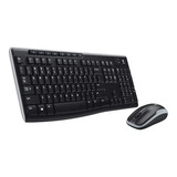 Combo Logitech Mk270 Mouse Y Teclado Inalambrico