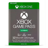 Gamepass Ultimate 12 Meses- Xbox Series X S , One, Pc E Tv