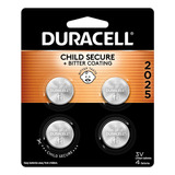 Bateria De Litio Duracell Cr2025 De 3 V-4un