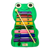 Brinquedo Educativo Metalofone Infantil Sapo 8 Teclas