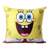 Almofada Bob Esponja Aveludada 40x40cm Oficial Licenciada