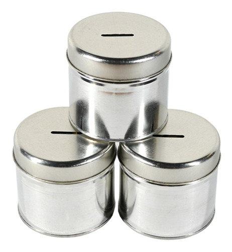 Latas Alcancias 8.5x7 X 15u.