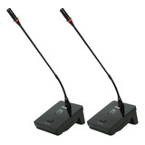 Microfone De Mesa Gooseneck Sem Fio Duplo Dylan Udx33 Gs Uhf