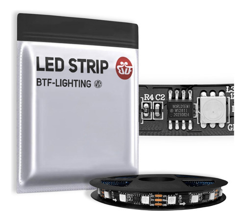 Fita Led Strip Ws2811 Digital (300 Leds/ 60smd/ Ip30/ 5mts)
