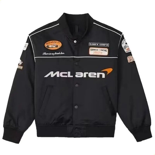 Nueva Chaqueta Bordada Mclaren F1 Impermeable Y Resistente A
