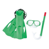 Kit Buceo Snorkel Adultos Bestway Piezas Antiparras Playa