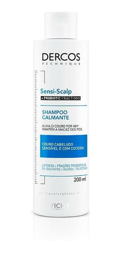 Shampoo Calmante Dercos Technique Sense-scalp 200ml