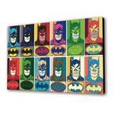 Cuadro 50x30cms Decorativo Batman Popart+envío Gratis