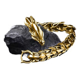 / Aleación Vintage Dragon Head Pulsera De Los Hombres