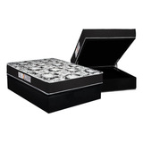 Cama Baú Casal: Colchão D45 Luckspuma Gran Luck Pro+box Crc