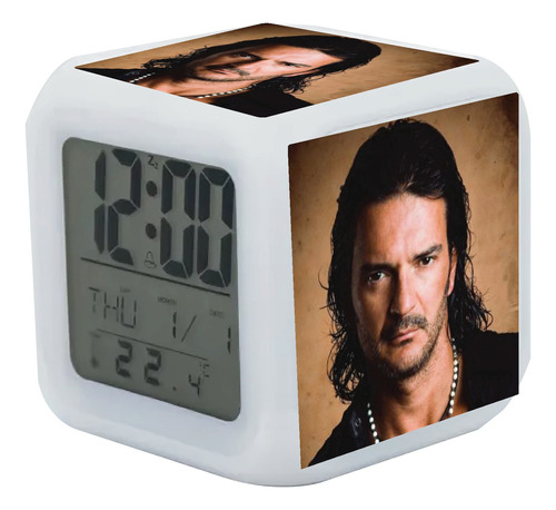 Reloj Despertador Ricardo Arjona Con Luz Led