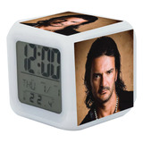 Reloj Despertador Ricardo Arjona Con Luz Led