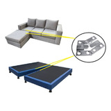 Union Metalica Chica Para Base De Cama O Sillones (2 Pares)