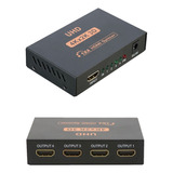 Divisor Hdmi Splitter 1 A 4 4k 1 Entrada 4 Salidas 60hz