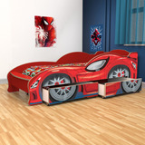 Cama Infantil Spiderman Con Cajones 1 Plaza 1,90 X 80