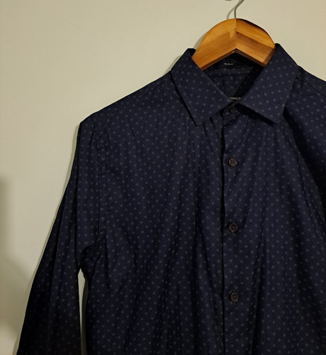 Camisa Kevingston Azul Manga Larga