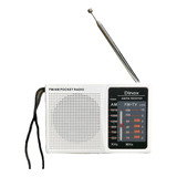 Radio Portatil Dinax Am / Fm Compacta De Mano Y Bolsillo Musica