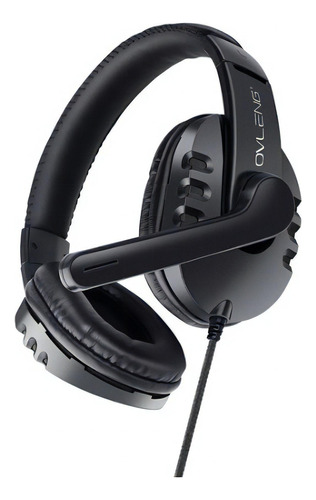 Audifonos Diadema Gamer Microfono Ovleng Ov-p3 Pc Mymobile Color Negro