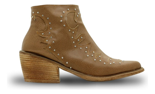 Bota Texana Mujer Diseño Original Liviana Cuero Eco Tokio