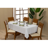 Toalha De Mesa Oxford Quadrada 4 Lugares 1,40x1,40