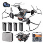 Kit De Dron Pequeño 4k A Control Remoto Con 4 Baterías Kit De Dron Pequeño 4k A Control Remoto Con 4 Baterías