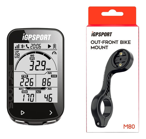 Ciclo Computador Gps Igpsport Bsc100s + Soporte Frontal M80