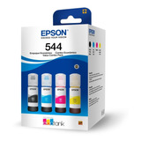 Pack 4 Tintas Epson Original T544 L1110/ L3110 /l3150 /l5190