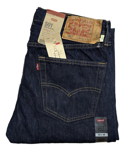 Jean Levi's 501 Original Fit Rinse - Importado