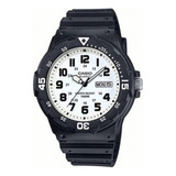 Reloj Casio Hombre Mrw-200h-7b Ultimo Disponible Color De La Malla Negro 1b Color Del Bisel Negro Color Del Fondo Blanco