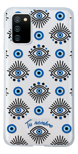 Funda Para Galaxy Ojo Turco Nazar Personalizada Nombre