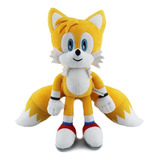 Muñeco De Peluche De Tails De Sonic The Hedgehog, De 30 Cm