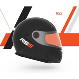 Casco Rebatible Hawk Rs5 Negro Mate Brillante // Global S