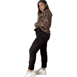 Pantalón De Gamuza Mujer Talle Grande