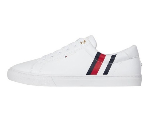 Tenis Tommy Hilfiger Blancos Mujer Stripe Sneaker Fw0fw05810