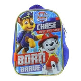 Mochila De Espalda Jardin Cresko Paw Patrol Patrulla Canina Color Azul