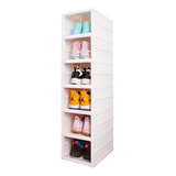 Porta Zapatos Organizador Caja Apilable X6 Niveles