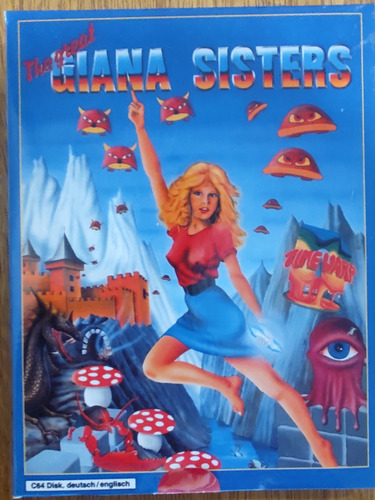 Giana Sisters (the Great) P/commodore 64/128 Repro En Disk