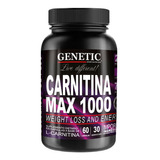 #1 Energía Rápido Quemador Grasa Abdominal Carnitina Genetic