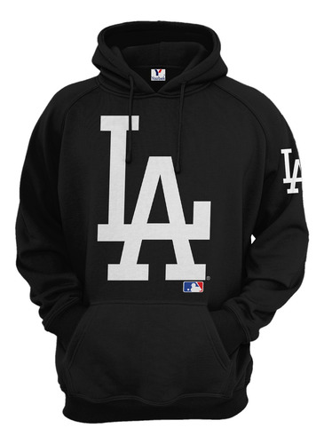 Sudadera Los Angeles Dodgers La Con Cangurera Unisex 