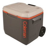 Conservador Coleman 50qt 47lts Com Alça Telescópica De Rodas