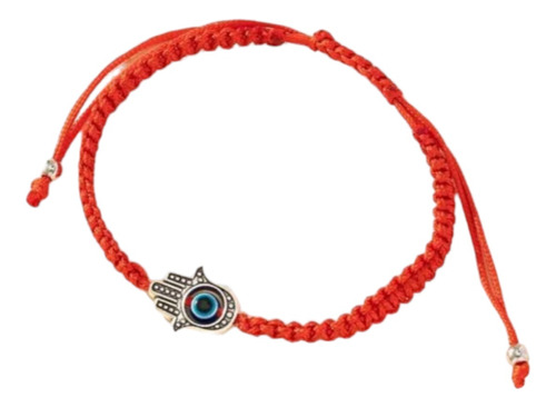 Pulsera Ojo Turco Mano De Fátima Hilo Rojo Amuleto 