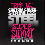 Guitarra Eléctrica Ernie Ball Super Slinky De Acero Inoxidab