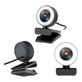 Webcam Camara Web Wesdar Full Hd 1080p Aro Luz Led Regulable