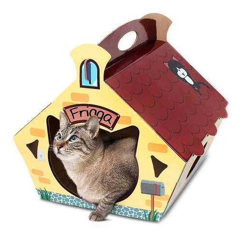 Casinha Para Gatos Cat House Brinquedo Para Gatinho Catmypet