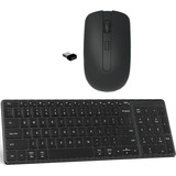 Teclado Mouse Wireless Preto Para Notebook Dell