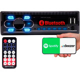 Auto Radio Automotivo Bluetooth Usb Sd Mp3 Player Som Carro